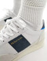 Фото #8 товара Paul Smith Dover suede mix trainer in white cream mix