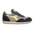 Фото #1 товара Diadora Equipe H Dirty Stone Wash Evo Lace Up Mens Black, Grey Sneakers Casual