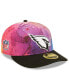 Фото #1 товара Men's Pink, Black Arizona Cardinals 2022 NFL Crucial Catch Low Profile 59FIFTY Fitted Hat