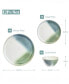 Sittera Color Block Reactive 12 Pc. Dinnerware Set, Service for 4