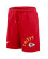 Фото #2 товара Men's Red Kansas City Chiefs Arched Kicker Shorts