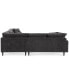 Фото #8 товара Mariyah 3-Pc. Fabric Sectional, Created for Macy's