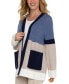 ფოტო #3 პროდუქტის Women's Colorblocked Cardigan Sweater