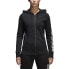 Adidas Essential Linear Full Zip Logo Women's Hoodie Black S97076