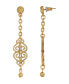 ფოტო #1 პროდუქტის Gold-Tone Filigree Earrings