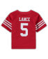 ფოტო #4 პროდუქტის Infant Boys and Girls Trey Lance Scarlet San Francisco 49ers Player Game Jersey