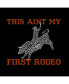 Men's Raglan Word Art T-shirt - This Aint My First Rodeo
