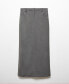 ფოტო #4 პროდუქტის Women's Slit Long Skirt
