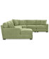 Фото #25 товара Radley 5-Piece Fabric Chaise Sectional Sofa, Created for Macy's