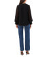 ფოტო #4 პროდუქტის Women's Split-Neck Long-Sleeve Blouse