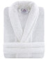 ფოტო #3 პროდუქტის Unisex Luxury Hotel Spa Warm Shawl Collar Soft Plush Fleece Bath Robe