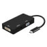 Фото #1 товара Адаптер USB-C to VGA/HDMI/DVI Aisens A109-0343 черный 15 см
