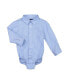 ფოტო #1 პროდუქტის Baby Boys Blue Chambray Button-down Shirt