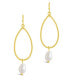 Elyse Dangle Cultured Freshwater Pearl Earrings