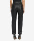 Women's Faux Leather Pull On Pants