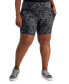 Фото #1 товара Plus Size Water Bubble Bike Shorts, Created for Macy's