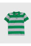 Erkek Çocuk Yeşil Çizgili Lft T-Shirt