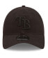 Фото #3 товара Men's Tampa Bay Rays Black on Black Core Classic 2.0 9TWENTY Adjustable Hat