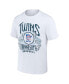 Фото #3 товара Men's Darius Rucker Collection by White Minnesota Twins Distressed Rock T-shirt