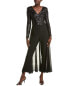 Фото #1 товара Eliza J Sequin Jumpsuit Women's