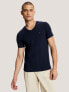 Фото #1 товара Slim Fit Solid V-Neck T-Shirt