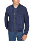 Фото #7 товара Men's Suede Varsity Jacket