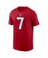 Фото #2 товара Men's C.J. Stroud Red Houston Texans Player Name and Number T-shirt