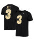 Фото #1 товара Men's David Bell Black Purdue Boilermakers 2022 NFL Draft Name and Number T-shirt