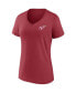 Фото #3 товара Women's Cardinal Arizona Cardinals Team Mother's Day V-Neck T-shirt