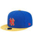 Фото #4 товара Men's Royal, Yellow New York Yankees Empire 59FIFTY Fitted Hat