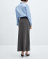 ფოტო #2 პროდუქტის Women's Slit Long Skirt