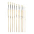 MILAN Polybag 6 Round Chungking Bristle Paintbrushes For Oil Painting Series 512 Nº 5