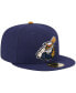 Фото #4 товара Men's Navy Lake County Captains Theme Nights 20th Anniversary Alternate 1 59FIFTY Fitted Hat