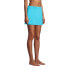 Lands' End 293686 Women's Swim Skirt Bottoms Turquoise Long Torso Size 16