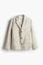Фото #6 товара Slim Fit Unconstructed Linen Jacket