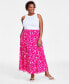 Фото #2 товара Plus Size Chiffon Maxi Skirt, Created for Macy's