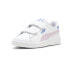 Фото #2 товара Puma Smash 3.0 Slip On Toddler Girls White Sneakers Casual Shoes 39203313