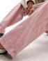 Фото #3 товара Topshop low rise washed straight leg trouser in rose