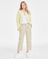 Фото #5 товара Women's Pleated Chino Ankle Pants, Created for Macy's