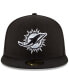 ფოტო #3 პროდუქტის Men's Miami Dolphins B-Dub 59FIFTY Fitted Cap