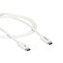 StarTech.com Thunderbolt 3 Cable - 20Gbps - 1m - White - Thunderbolt - USB - and DisplayPort Compatible - Male - Male - 1 m - White - 20 Gbit/s - 3840 x 2160 pixels