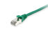 Equip Cat.6 S/FTP Patch Cable - 1.0m - Green - 1 m - Cat6 - S/FTP (S-STP) - RJ-45 - RJ-45