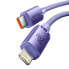 Фото #2 товара Kabel przewód do szybkiego ładowania i transferu danych USB-C Iphone Lightning 20W 2m fioletowy