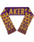 ფოტო #1 პროდუქტის Men's and Women's Los Angeles Lakers Reversible Thematic Scarf