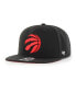 Men's Black Toronto Raptors Sure Shot Captain Snapback Hat