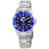 Фото #1 товара Мужские наручные часы с серебряным браслетом Invicta Mako Pro Diver Blue Dial Mens Stainless Steel Watch 9204OB