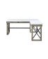 Фото #2 товара Talmar Writing Desk with Lift Top In Marble Top