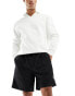 Calvin Klein Jeans linen shorts in black