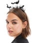 Фото #1 товара Pieces Halloween mesh and bat headband in black