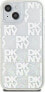 Фото #1 товара DKNY DKNY Liquid Glitter Multilogo - Etui iPhone 15 / 14 / 13 (biały)